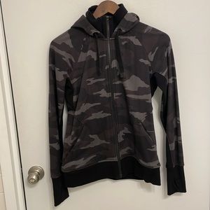 Athleta Camo Full Zip Hoodie